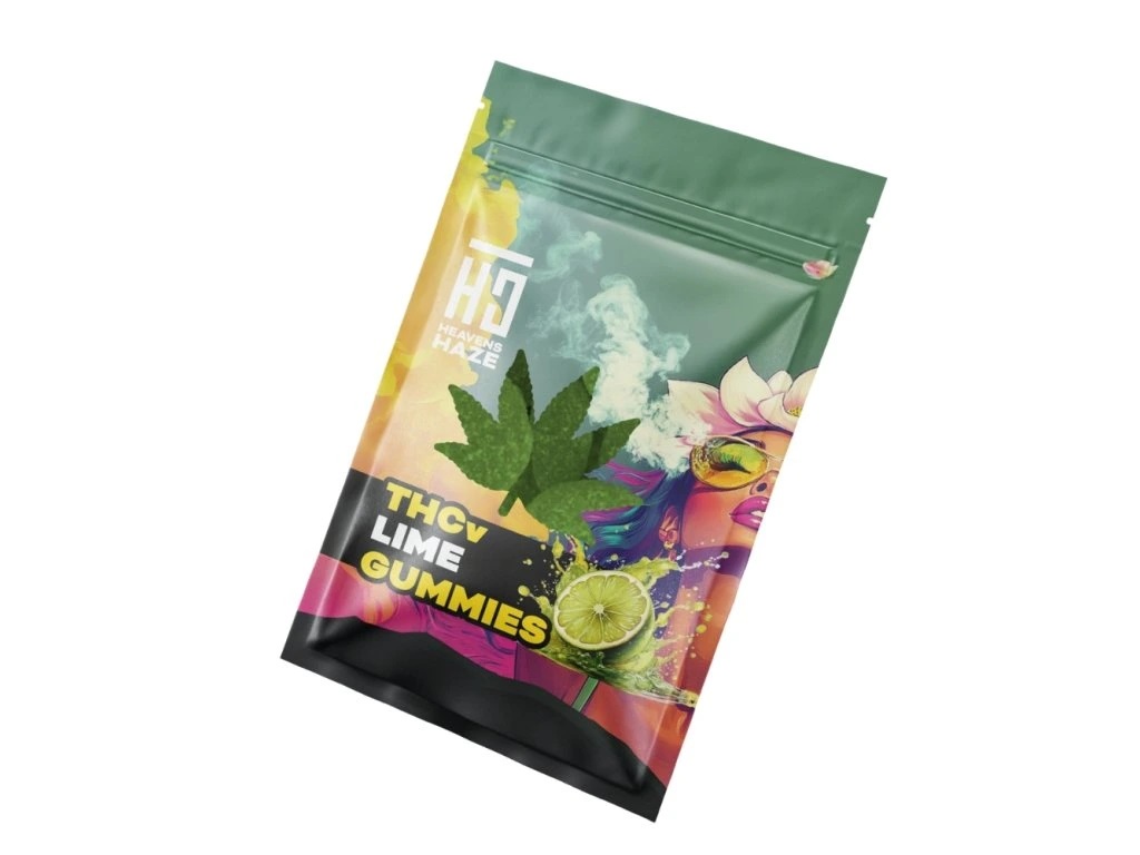 Heavens Haze THCV Gummies Lime 3 kusy