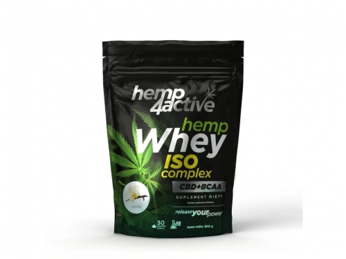 Modern Hemp Whey Iso Complex Izolát proteinu 900 g  Vanilka