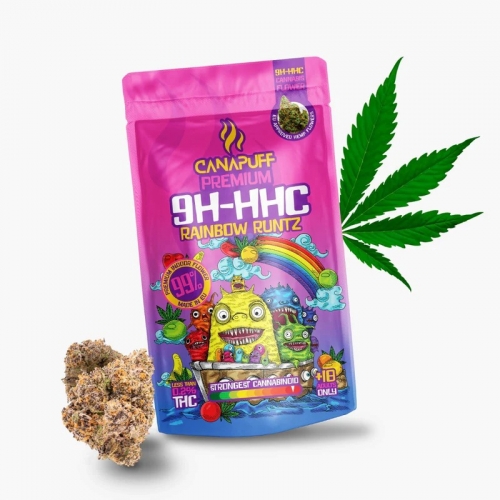 9H-HHC Kvety Rainbow Runtz 99% - Canapuff 1g