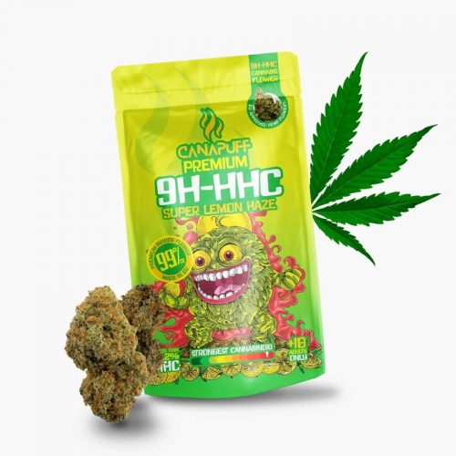 9H-HHC Kvety Super Lemon Haze 99% - Canapuff 1g