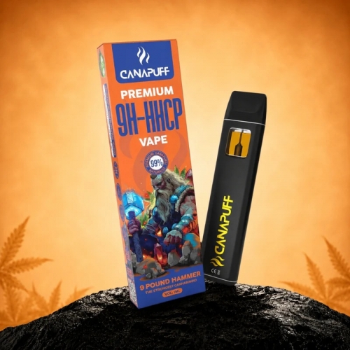 9H-HHCP Vape 9 Pound Hammer 99% - Jednor?zovka - CanaPuff - 1ml