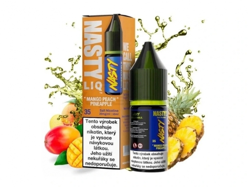 NASTY LIQ Mango Peach Pineapple 10ml - Soľný liquid Nikotín: 20mg