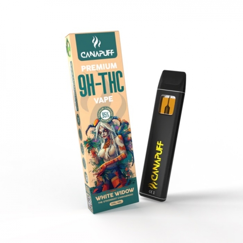 White Widow 95% 9H-THC – Jednorazová vape – CanaPuff – 1 ml