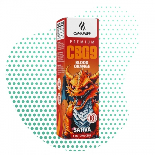 CBG9 Vape Blood Orange 79% 1 ml
