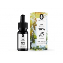 Hemnia Full Spectrum CBD MCT Kokosov? olej 10%, 1000 mg, 10 ml, citr?n