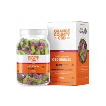 Orange County CBD Gummies Cherries, 70 ks, 1600 mg CBD, 525 g
